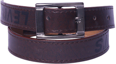 

OODI Men Brown Genuine Leather Belt