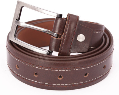 

Hidedge Men Formal Brown Synthetic Belt