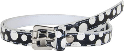 

Snoby Women Casual Multicolor Artificial Leather Belt, Black-white
