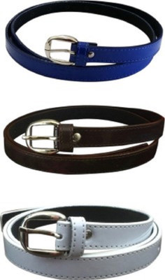 

Nagar Enterprises Women Casual Multicolor Artificial Leather, Fabric Belt, Multicolor-940