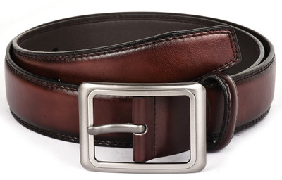 

Buckle Up Men Formal Brown Artificial Leather Belt