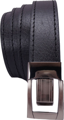 

Revo Men Formal Black Genuine Leather Belt