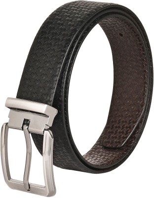 

Amicraft Men Casual Brown Artificial Leather Reversible Belt, Black;brown