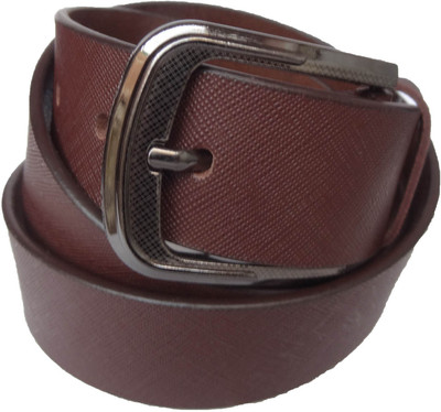 

eXcorio Men Semi-formal Brown Genuine Leather Belt