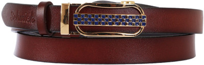 

Schmick Women Casual Brown Genuine Leather Belt