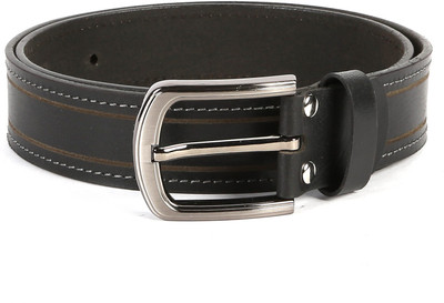 

WildHorn Men Casual Black Genuine Leather Belt
