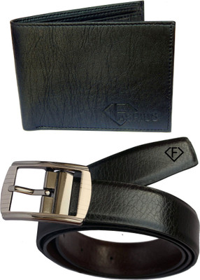 

Fashius Men Black Artificial Leather Belt, Black-01