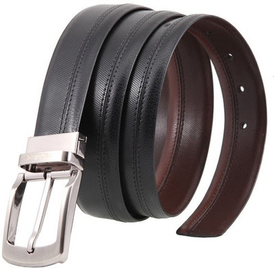 

Kamillo Men Casual, Formal Black Genuine Leather Reversible Belt