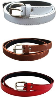 

Nagar Enterprises Women Casual Multicolor Artificial Leather, Fabric Belt, Multicolor-934