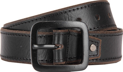 

Flying Machine Men Black Genuine Leather Belt