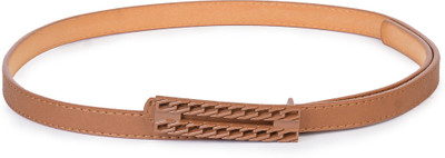 

Buckle Up Women Brown Artificial Leather Belt