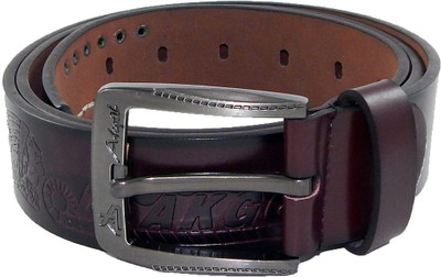 

Els Men Brown Synthetic Belt, Brown-56