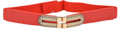 

Tiekart Women Casual Red Synthetic Belt