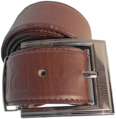 

P&E Men Formal Brown Artificial Leather Belt