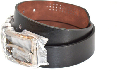 

BraveHood Men Casual Black Genuine Leather Reversible Belt