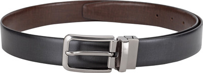 

Teakwood Men Formal Black Genuine Leather Belt