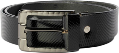 

Haster Men Formal Black Genuine Leather Belt
