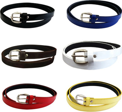 

Verceys Women Casual Black, Blue, Brown, White, Red, Yellow Artificial Leather Belt, Black;blue;brown;red;white;yellow