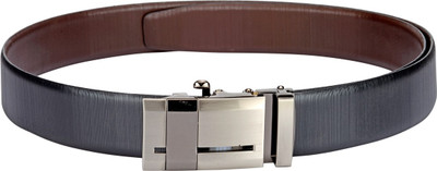 

Teakwood Men Casual Black Genuine Leather Belt