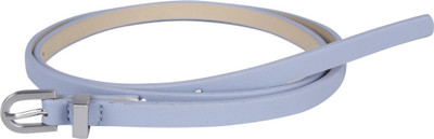

Only Women Casual Blue Artificial Leather Belt, Chambray blue