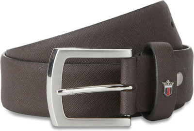 

Louis Philippe Men Brown Genuine Leather Belt, Grey