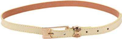 

Tiekart Women Casual White Metal Belt