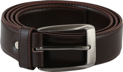 

TIE & CUFFS Men Formal, Casual Brown Genuine Leather Belt