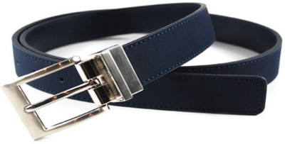 

Roma Brothers Men Blue Genuine Leather Belt, Blue-1