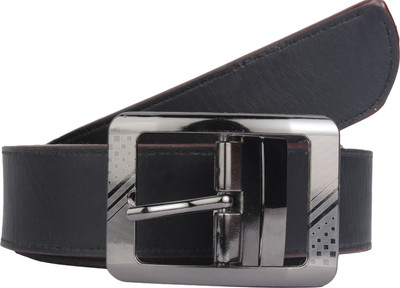 

SRS Men Formal Black Synthetic Belt