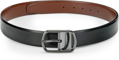 

Teakwood Men Black Genuine Leather Belt