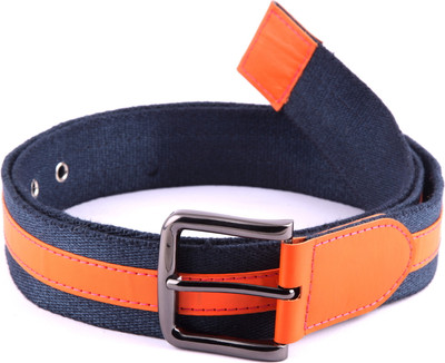

Bluth Men Casual Blue Canvas Belt