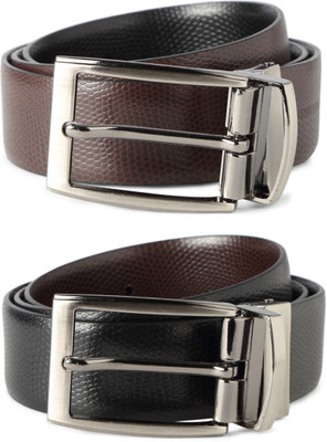 

Peter England Men Black, Brown Artificial Leather Belt