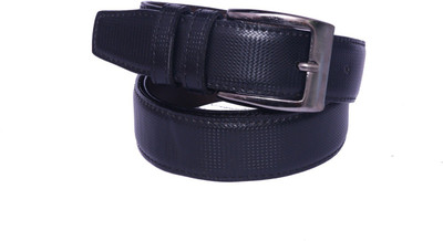 

OODI Men Black Artificial Leather Belt