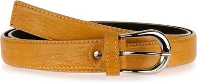 

Allura Women Evening/Party, Casual, Semi-formal Yellow Synthetic Belt