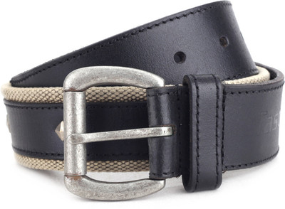 

Fastrack Men Casual Black Genuine Leather, Metal Belt