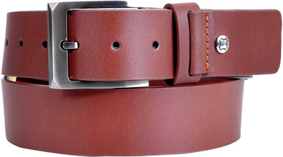 

Hidea Men Casual Tan Genuine Leather Belt