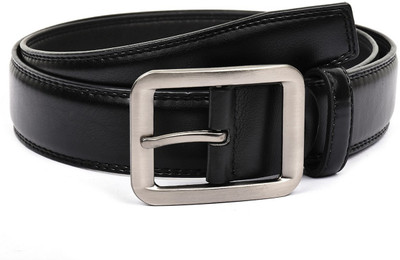 

Buckle Up Men Formal Black Artificial Leather Belt