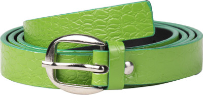 

SRS Women Casual Green Artificial Leather Belt, Green-01