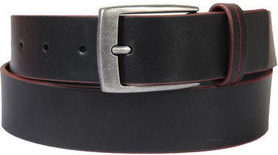

French Connection Men Formal Black Genuine Leather, Metal Belt
