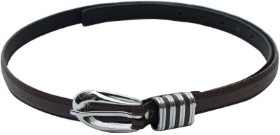 

Skyways Women Casual, Semi-formal Brown Artificial Leather Belt, Brown-01