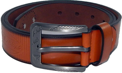 

Els Men Beige Synthetic Belt, Beige-50