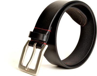 

Just Differ Men Casual, Evening, Formal, Party Black Genuine Leather Belt