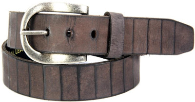 

Buckle Up Men Casual Black Genuine Leather Belt