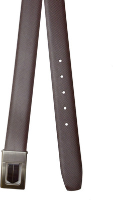 

Pacific Gold Men Formal Black Artificial Leather Reversible Belt, Black;brown