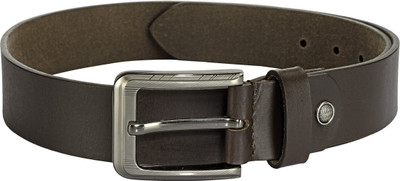 

TKWD Leathers Men Casual Brown Genuine Leather Belt