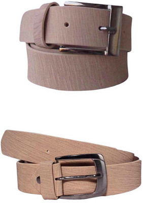 

Klaska Men Casual Tan Artificial Leather Belt