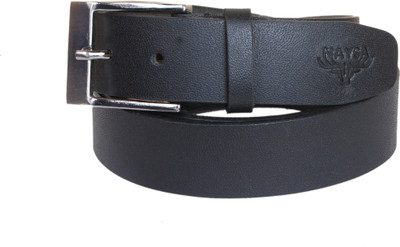 

Naysa Men Black Genuine Leather Belt