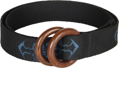 

Anekaant Women Casual Black Fabric Belt, Black-01