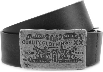 

Levi's Men Black Genuine Leather Belt