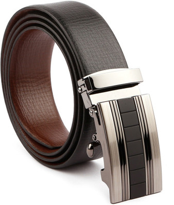 

BW Men Formal Black Genuine Leather Reversible Belt